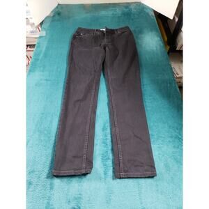 Aeropostale Jeans Size 0 Womens Black Pants Stretch Denim Mid Rise Bayla Skinny